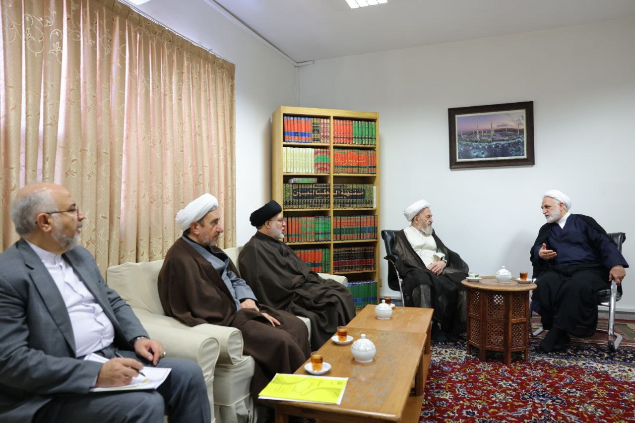 دیدار رئیس قوه قضاییه با مراجع عظام سبحانی، جوادی آملی و مکارم شیرازی
