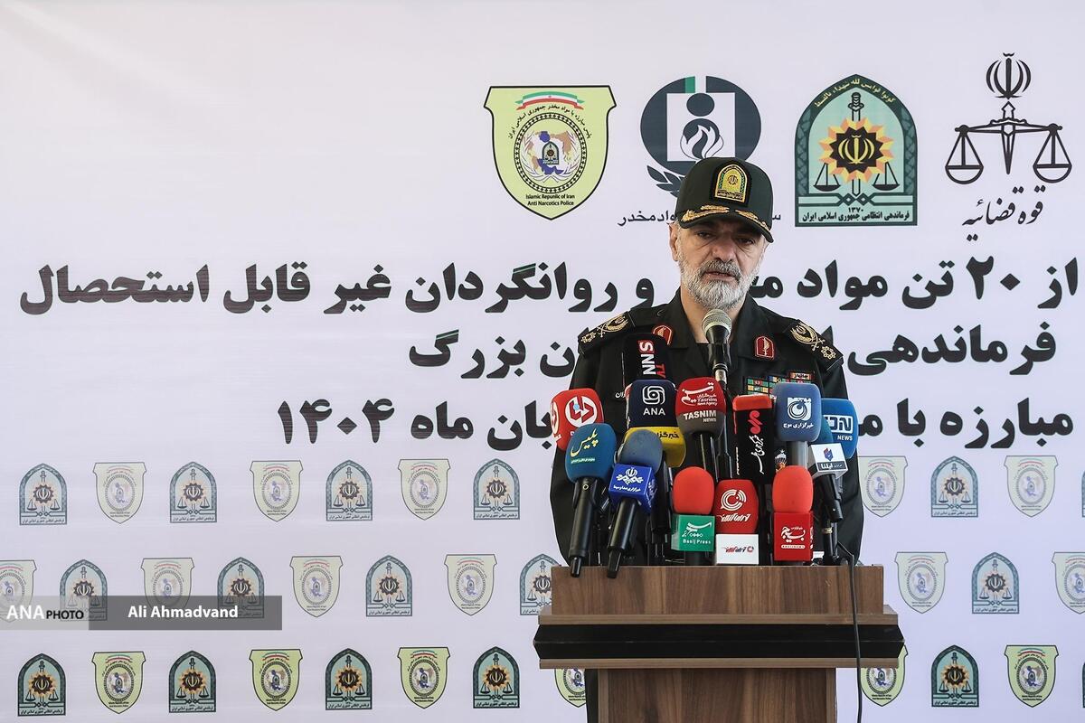 مبارزه با مواد مخدر اولویت امنیتی و اجتماعی کشور است؛ کاهش معتادان متجاهر و پاکسازی محلات تهران