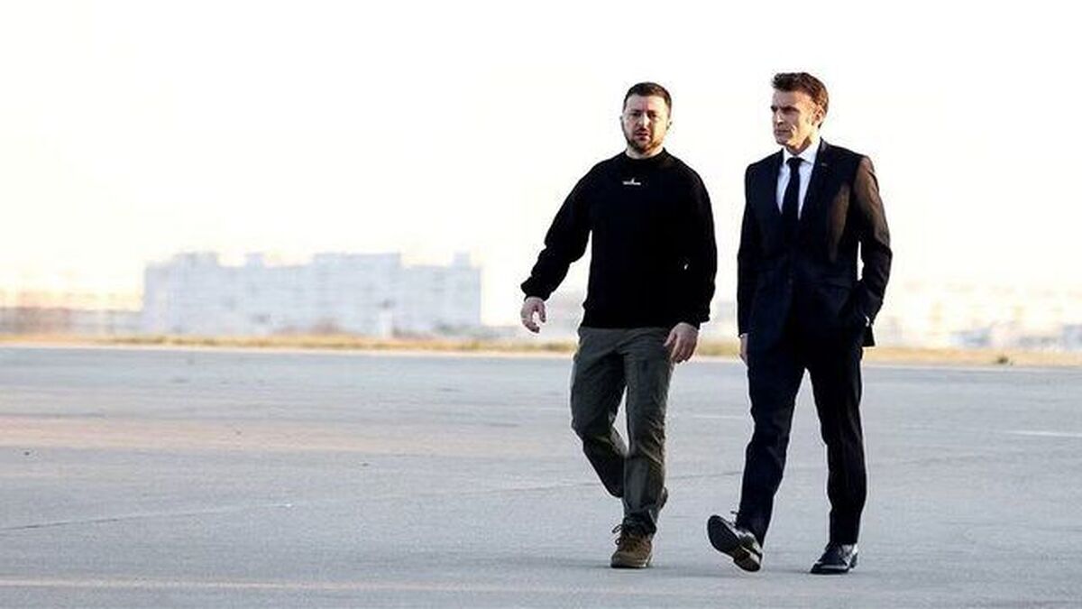 مکرون: ۱۰۰ جنگنده رافال به اوکراین می‌دهیم