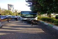 یک فوتی و ۲ مصدوم بر اثر برخورد BRT با ۲ موتورسیکلت خط ویژه بزرگراه چمران