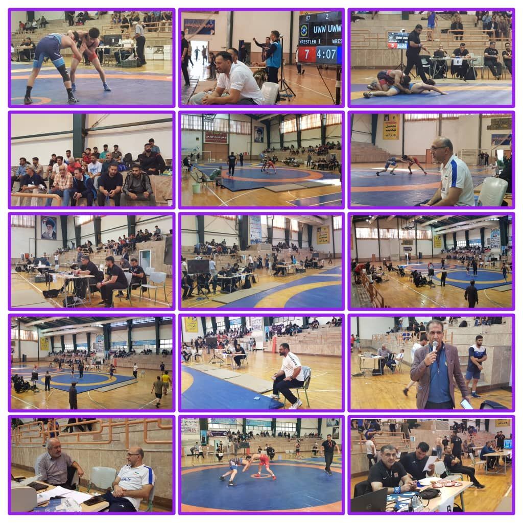 آغاز مسابقات کشتی آزاد و فرنگی دانشجویان دانشگاه آزاد مازندران