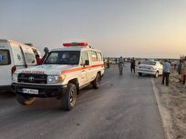 تصادف خودروی حامل اتباع خارجی در مسیر سراوان - خاش ۹ کشته برجا گذاشت