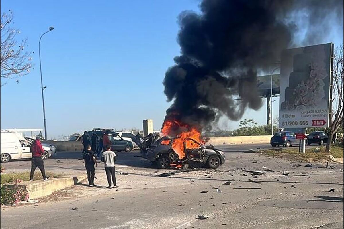 حمله پهپادی اسرائیل به خودروی حزب‌الله در جنوب لبنان   یک شهید در الناقوره