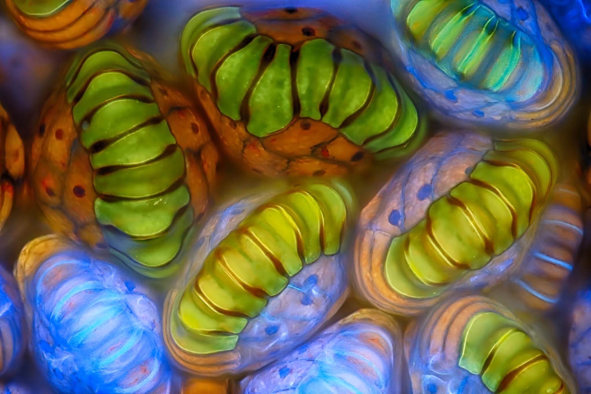 کیسههای هاگ یک سرخس کیسههای هاگ یک سرخس