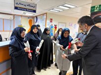 قدردانی مسئول بسیج جامعه پزشکی از پرستاران بیمارستان نجمیه در روز پرستار