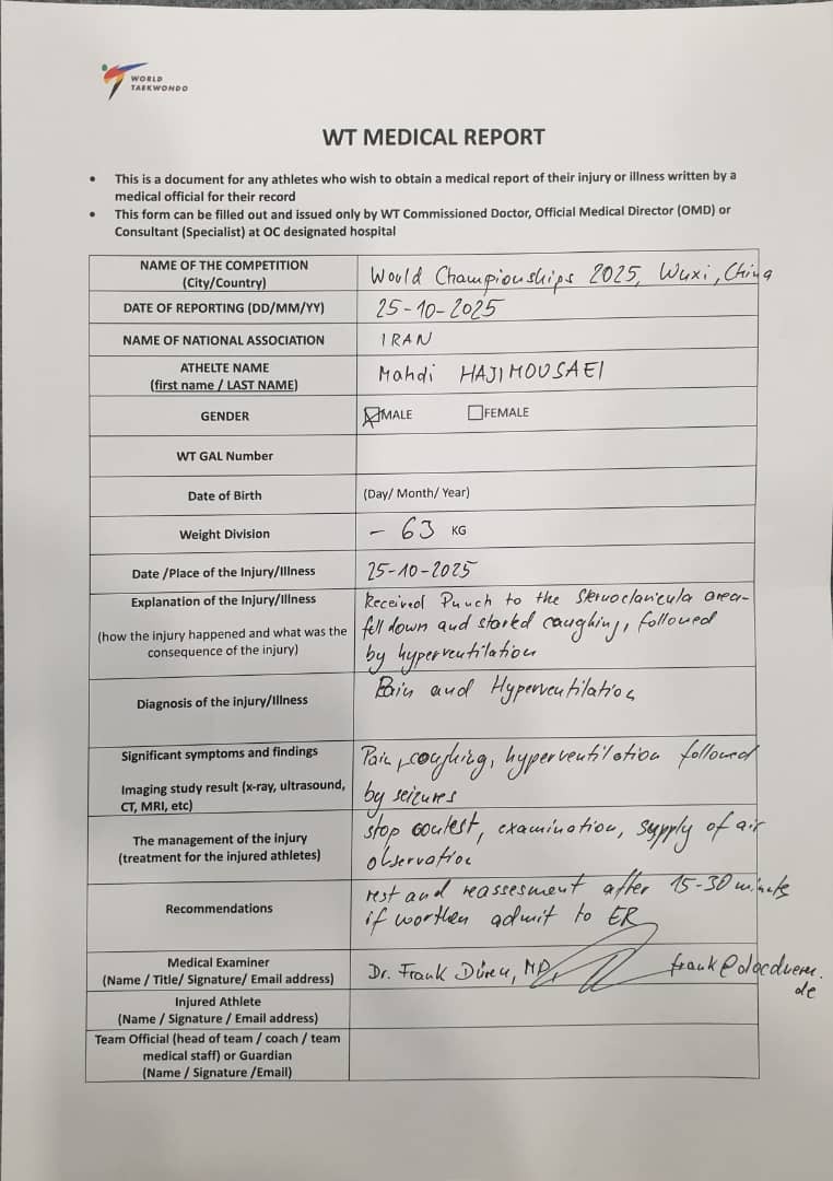 سکوت ساعی در مورد ماجراهای مسابقه حاجی موسایی شکست سکوت ساعی در مورد ماجراهای مسابقه حاجی موسایی شکست