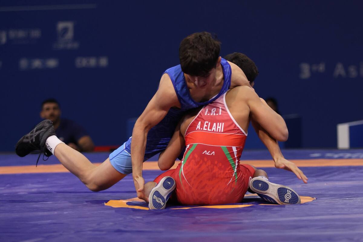 بازیهای آسیایی جوانان| طهماسبی اولین طلای کشتی ایران را دشت کرد  الهی نایبقهرمان شد