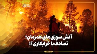 آتش سوزی‌های همزمان؛ تصادف یا خرابکاری؟!