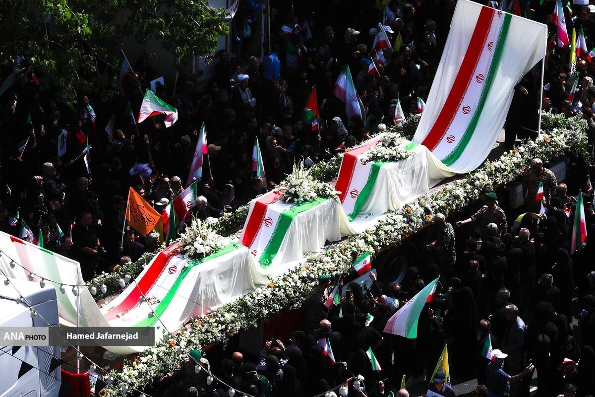 تشییع و بدرقه پیکر شهدای اقتدار ایران -3