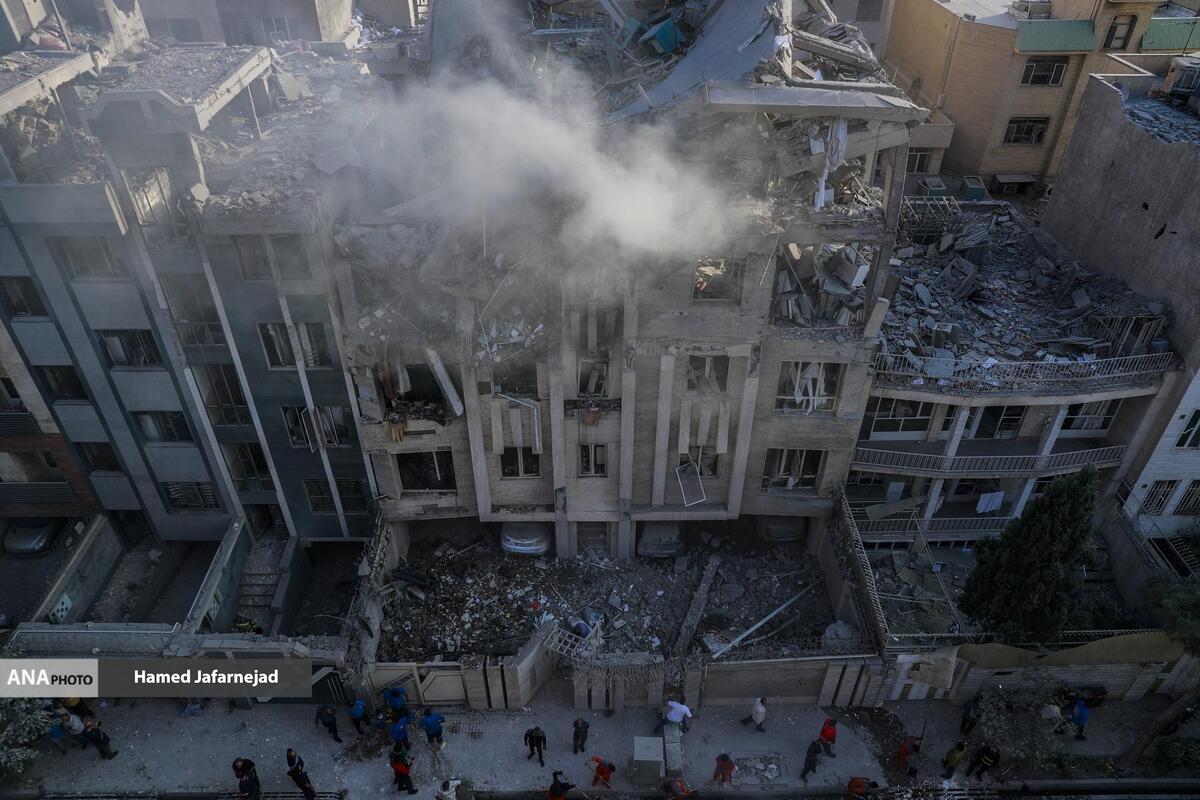 حمله رژیم صهیونیستی به برخی مناطق در تهران -1