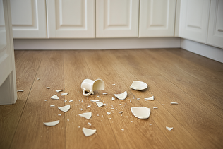 الگوی ثابت خرد شدن اشیا در شرایط مختلف