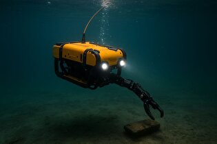 ربات دانش‌بنیان ایرانی در عملیات دریایی جایگزین غواص‌ها می‌شود