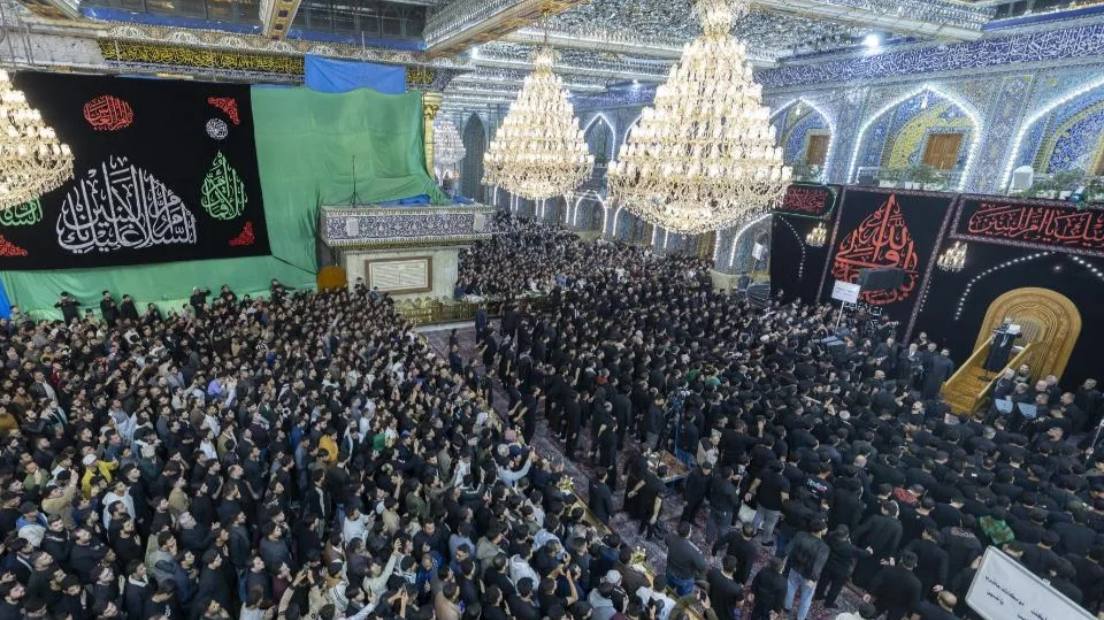 سفره سبز ام البنین و نوای باسم کربلایی در کربلا+فیلم سفره سبز ام البنین و نوای باسم کربلایی در کربلا+فیلم