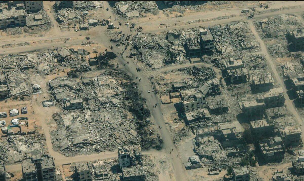 محله الشجاعیه غزه کاملاً نابود شد +فیلم