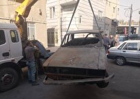 خودروهای-فرسوده-و-رهاشده-از-معابر-منطقه-۱۴-جمع‌آوری-می‌شوند
