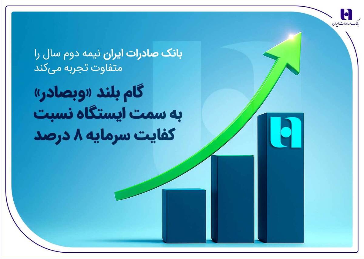 گام بلند «وبصادر» به سمت ایستگاه نسبت کفایت سرمایه ۸ درصد