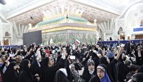 گردهمایی بانوان در حرم امام خمینی(ره) در آستانه روز زن
