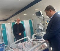 حضور معاون وزارت ورزش و دبیر فدراسیون پزشکی ورزشی بر بالین مبینی