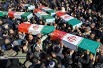 تهران میزبان مراسم باشکوه تشییع پیکر ۱۰۰ شهید گمنام در سالروز شهادت حضرت زهرا (س)