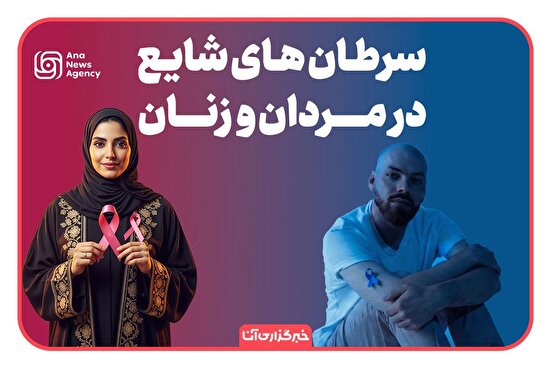 شایع‌ترین سرطان‌ها