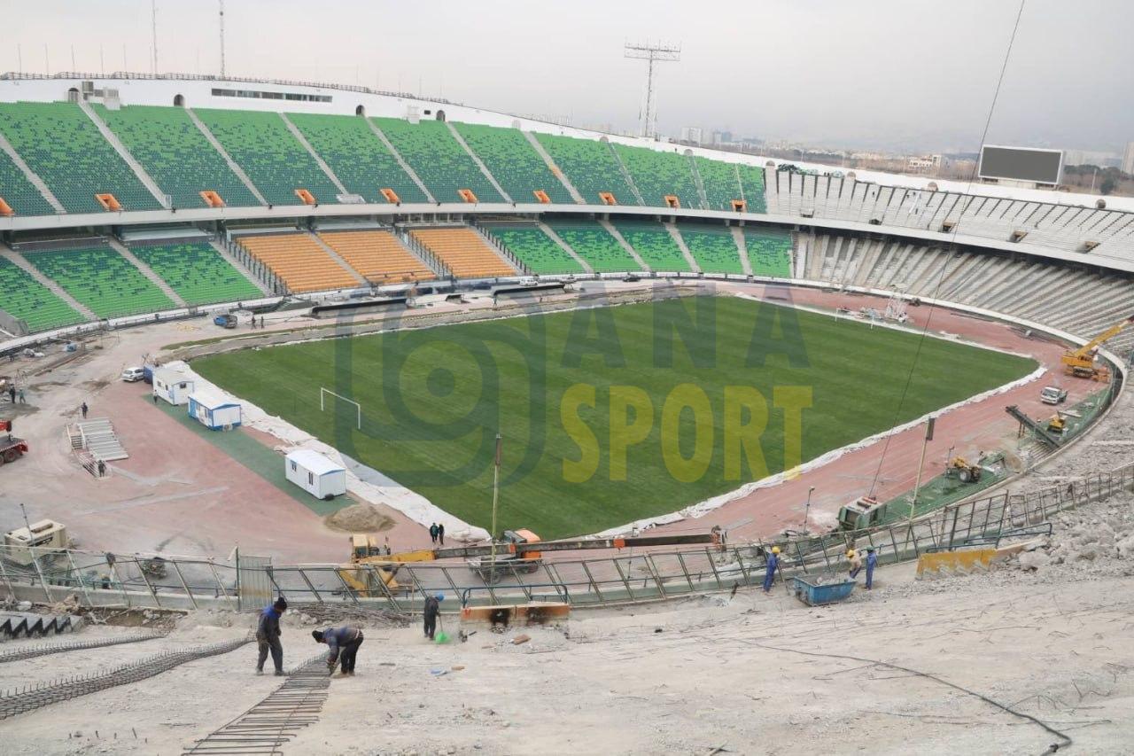 خبر خوش برای استقلال و پرسپولیس؛ احتمال آماده شدن ورزشگاه آزادی تا آخر اسفند قوت گرفت+ عکس