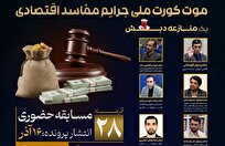 برگزاری موت‌کورت ملی جرائم مفاسد اقتصادی توسط انجمن علمی معارف اسلامی و حقوق دانشگاه امام صادق (ع)