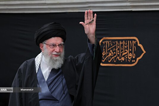 عزاداری شام شهادت حضرت فاطمه(س) با حضور رهبر معظم انقلاب