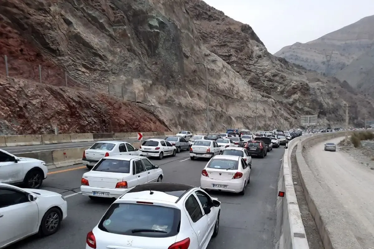 ترافیک در مسیرهای منتهی به محورهای شمالی کشور