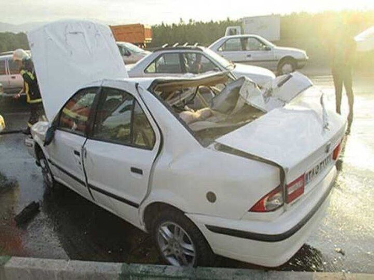 واژگونی مرگبار سمند در نی‌ریز ۲ کشته بر جا گذاشت