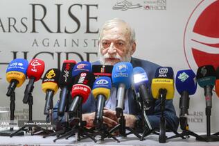 محمدجواد لاریجانی رئیس پژوهشگاه دانش‌های بنیادی و رئیس همایش «خیزش در برابر خردکشی»