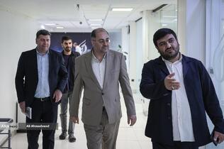 بازدید حسین قرایی مدیرکل روابط عمومی سازمان صداوسیما از خبرگزاری آنا