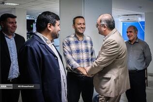 بازدید حسین قرایی مدیرکل روابط عمومی سازمان صداوسیما از خبرگزاری آنا