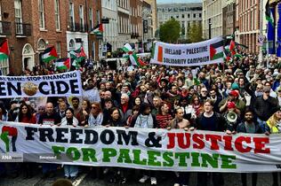 تظاهرات جهانی در حمایت کاروان صمود