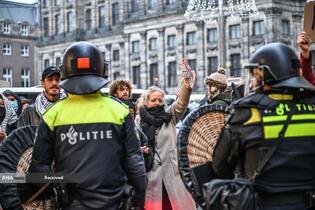 تجمع ۲۵۰ هزار نفری در هلند علیه رژیم صهیونیستی