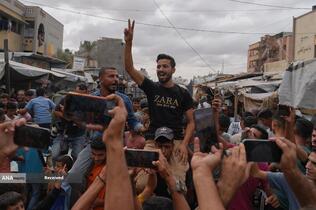 شادی ساکنان غزه از شکست اسرائیل