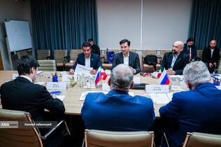 دیدار محمد نظیفی مدیرعامل بورس انرژی ایران با ایگور آرتِمیِف، مدیرعامل بورس بین‌المللی سن‌پترزبورگ روسیه