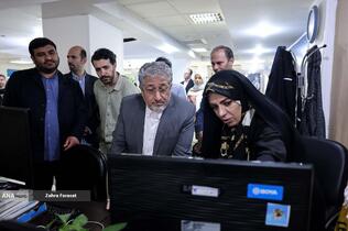 بازدید بیژن رنجبر رییس دانشگاه آزاد اسلامی از گروه دانشگاه خبرگزاری آنا