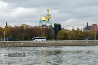 رود موسکوا در شهر مسکو - روسیه