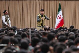 دیدار دانش‌آموزان و دانشجویان با رهبر معظم انقلاب