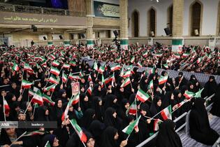 دیدار دانش‌آموزان و دانشجویان با رهبر معظم انقلاب