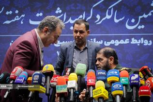 نشست خبری سردار حسین معروفی معاون هماهنگ کننده سازمان بسیج