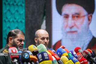 نشست خبری سردار حسین معروفی معاون هماهنگ کننده سازمان بسیج