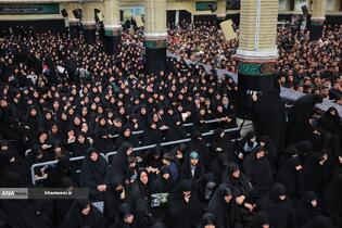 عزاداری ایام شهادت حضرت فاطمةالزهرا(س) با حضور رهبر معظم انقلاب