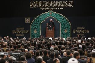 عزاداری ایام شهادت حضرت فاطمةالزهرا(س) با حضور رهبر معظم انقلاب