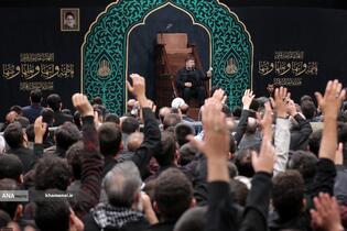 عزاداری ایام شهادت حضرت فاطمةالزهرا(س) با حضور رهبر معظم انقلاب