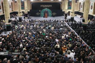 عزاداری ایام شهادت حضرت فاطمةالزهرا(س) با حضور رهبر معظم انقلاب