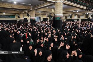 دومین شب عزاداری حضرت فاطمةالزهرا(س) با حضور زهبر م انقلاب