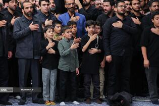 عزاداری شب شهادت حضرت فاطمةالزهرا سلام‌الله‌علیها در حسینیه امام خمینی(ره)