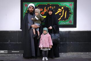 عزاداری شب شهادت حضرت فاطمةالزهرا سلام‌الله‌علیها در حسینیه امام خمینی(ره)