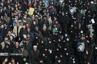 تشییع پیکر مطهر 100 شهید گمنام - معراج شهدا